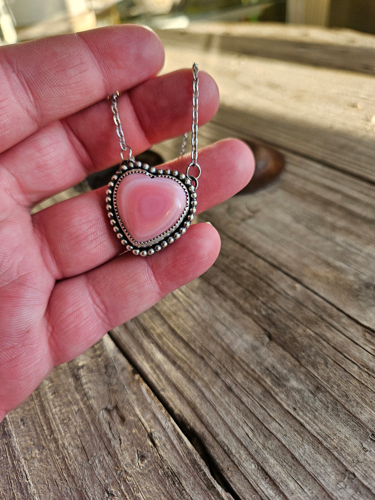 
            
                Load image into Gallery viewer, Pink Heart Necklace
            
        