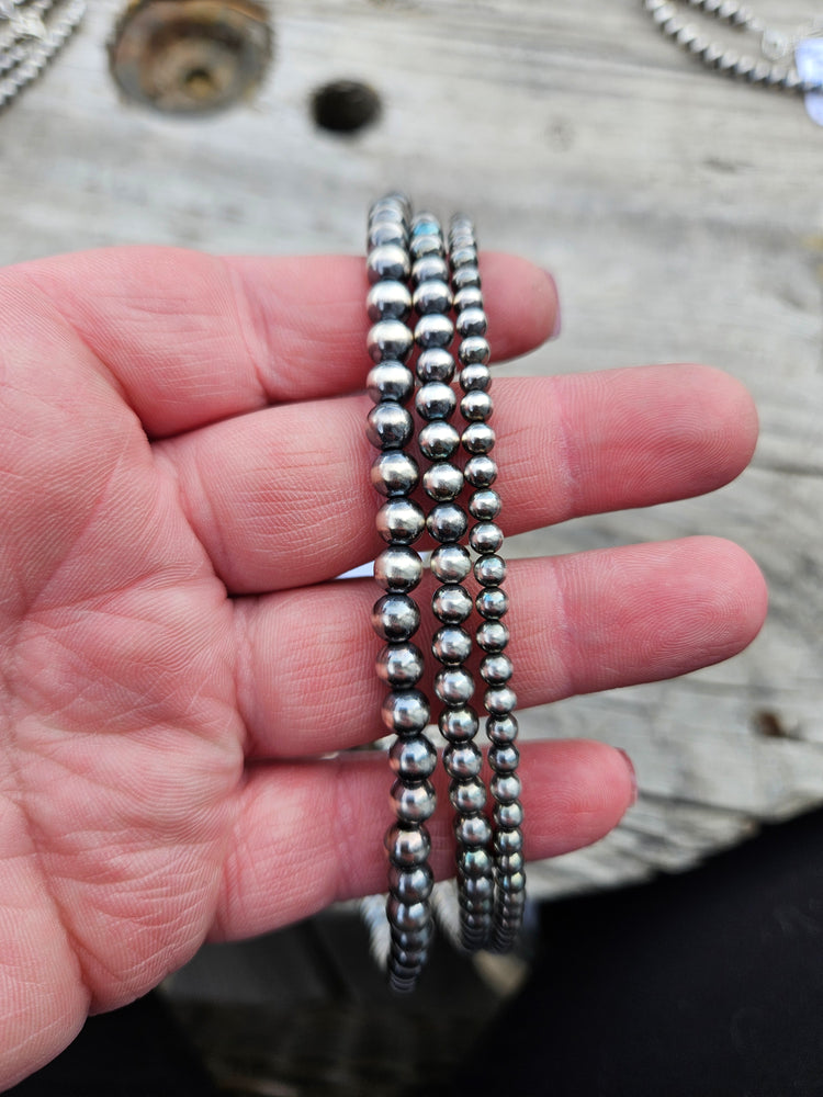 Sterling Silver Pearls #50