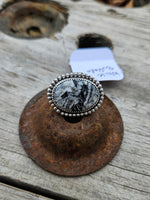 White Buffalo Ring Size 10 #174