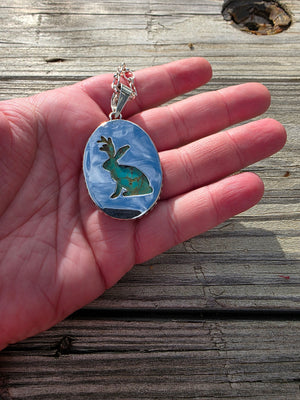 Jackalope Reversable Necklace