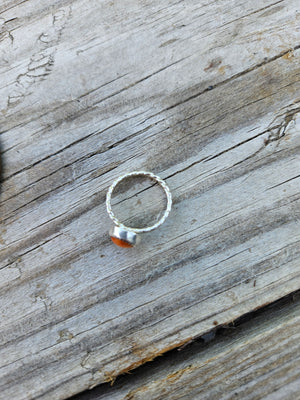 Spiny Oyster Dainty Ring Size 5.5