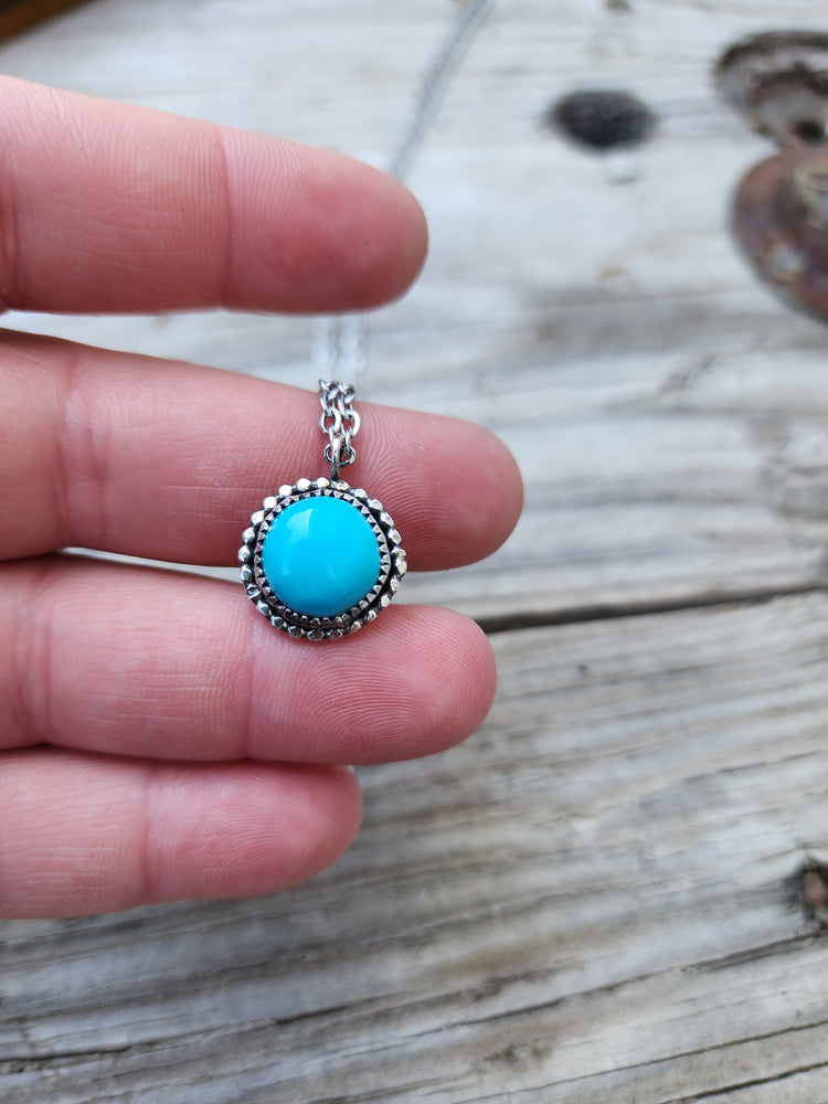 Dainty Sleeping Beauty Necklace #655