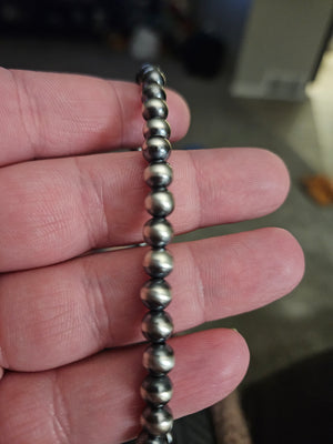 Sterling Silver Pearls #50