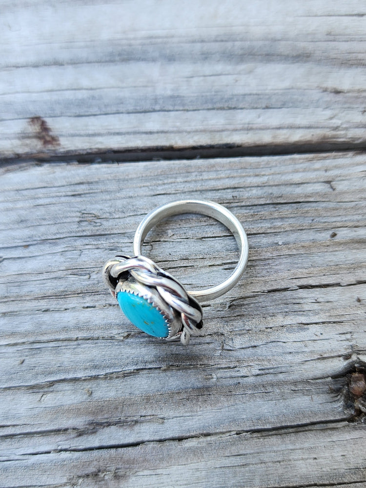 Twisted Kingman Ring Size 7.5   #723